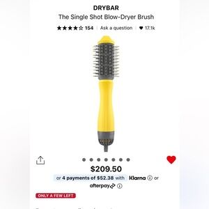 Drybar Bright Yellow Hair Dryer Brush